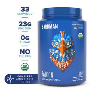 Falcon Protein - Plant-Based Protein Powder 2.18 lb (Vegan), 33 Servings, Chai Flavor